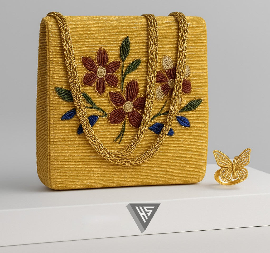 Turkish Gold-Bag with 1 Butterfly Ring free